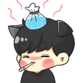 el the black cat @stickerscar telegram stickers