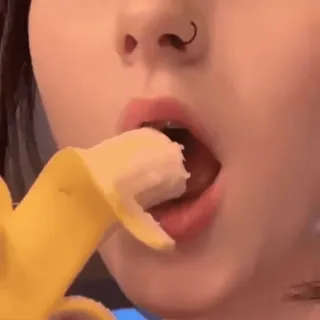 😁 4f1711c9 Banane, Essen, Lebensmittel, Frucht telegram sticker