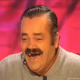 😂 79381ab5 lachen, mann, humor, reaktion, meme telegram sticker