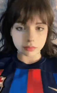 🎈 893508a5 Frau, Gesicht, Porträt, Choker, Brünette, Make-up telegram sticker