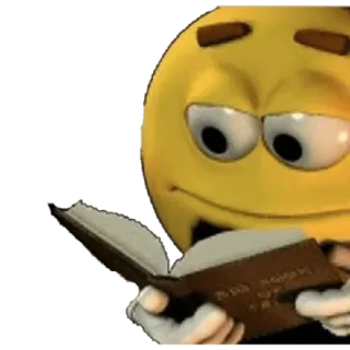 📖 8c51525e lesen, emoticon, meme, buch telegram sticker