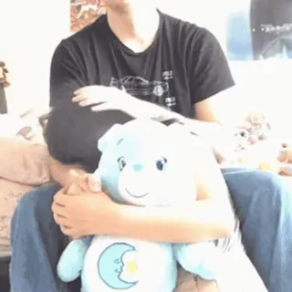 🍼 9bb30d79 Leute, drinnen, Person, Zimmer telegram sticker