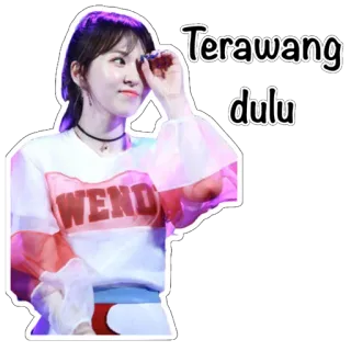 🐺 6c82f95a Terawang dulu 女人, 亚洲人, Wendy, 韩流, 女孩, 人 telegram sticker