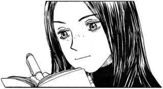 📝 4a783e24 만화 스타일, 여자, 가운데 손가락, 책, 불쾌한 telegram sticker