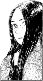 😃 6795f2d6 여자, 인물사진, 소녀, 미술, 그림, 일러스트 telegram sticker