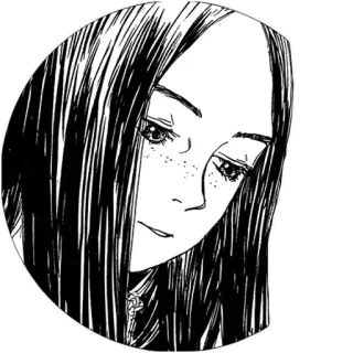 🙂 e96a3bc5 만화, 애니메이션, 소녀, 인물사진, 그림, 일러스트 telegram sticker