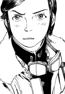 😋 4cbb6eba Anime, Manga, Retrato, Personaje, Dibujo telegram sticker