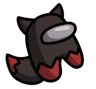 ❗️ a0a283cd Among Us, personaje, lobo, videojuego, impostor, tripulante telegram sticker