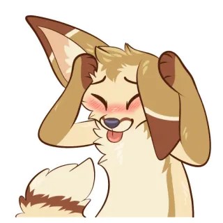 🥰 3190692c 兽人, 动物, 卡通, 可爱, 狐狸, 动画, 友善 telegram sticker