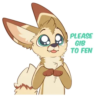 😺 5690412e PLEASE GIB
TO FEN 耳廓狐, 可爱, 动物, 毛茸茸, 卡通, 请求, 恳求 telegram sticker