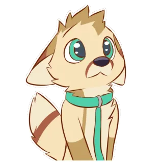 😇 fbd7a42b 狗, 小狗, 可爱, 宠物, 动物, 卡通 telegram sticker