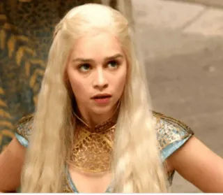 🌙 c6eff541 Daenerys Targaryen Game of Thrones แดเนริส ทาร์แกเรียน, Game of Thrones, แฟนตาซี, โทรทัศน์, ผมบลอนด์, ตัวละคร telegram sticker