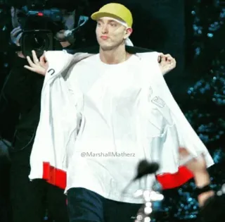 ✨ 5134fafe Eminem @MarshallMatherz rapper, âm nhạc, nghệ sĩ, người biểu diễn telegram sticker