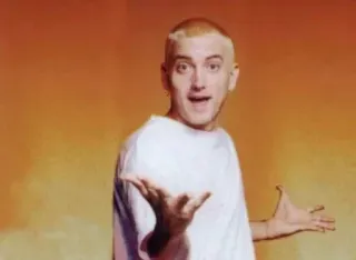 ✨ 5438e13a Eminem rapper, âm nhạc, nghệ sĩ, người nổi tiếng, hip hop telegram sticker