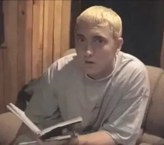 🍂 6aaa8d59 Eminem rapper, nhạc sĩ, Eminem, ca sĩ, người nổi tiếng telegram sticker