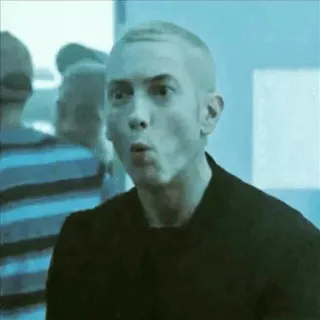 ❄️ 813bdb64 Eminem Rapper, Âm nhạc, Ca sĩ, Người nổi tiếng, Nghệ sĩ biểu diễn telegram sticker