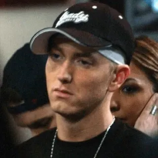 ✨ bdb2ed24 Eminem Rapper, Nhạc sĩ, Người nổi tiếng, Chân dung, Ca sĩ telegram sticker