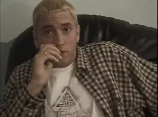 🍃 db615a95 Eminem rapper, nhạc, ca sĩ, nhạc sĩ, chân dung telegram sticker