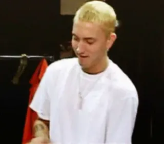 🚀 ff711d21 Eminem rapper, nhạc sĩ, ca sĩ, tóc vàng telegram sticker