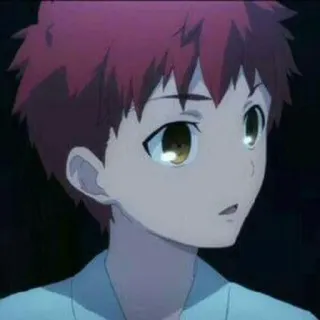 🌟 e26c1935 Shirou Emiya Fate/stay night Anime, Manga, Charakter, Fate, Stay Night, Shirou Emiya whatsapp sticker