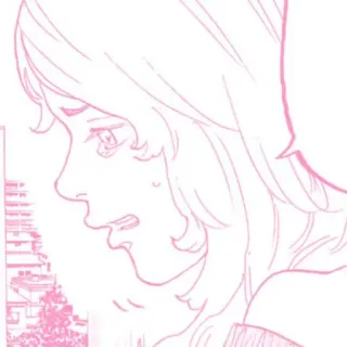 ☁️ 6650387a Anime, Manga, Sedih, Menangis, Emosional, Potret, Seni garis telegram sticker