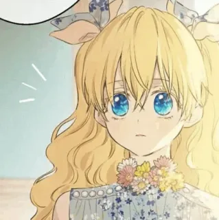 🌸 09bb1125 desenho animado, menina, loira, maria chiquinha, fofa, ilustração telegram sticker