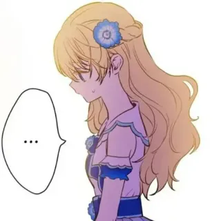🎀 9f6e49d6 ... Anime, Mangá, Desenho animado, Garota, Triste, Personagem telegram sticker