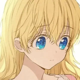 💗 f09f9f5f Anime, Menina, Loira, Bonita, Desenho animado, Personagem telegram sticker