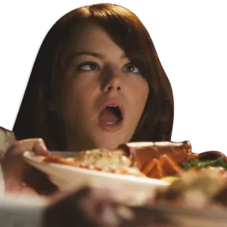 Emma Stone 4ever whatsapp stickers