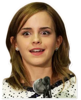 😳 8b6fe02e Emma Watson promi, schauspielerin, porträt, lustiges gesicht telegram sticker