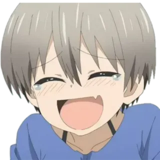 😂 71146848 Uzaki Hana Uzaki-chan Wants to Hang Out! Anime, Uzaki Chan, Kawaii, Feliz, Fofo telegram sticker