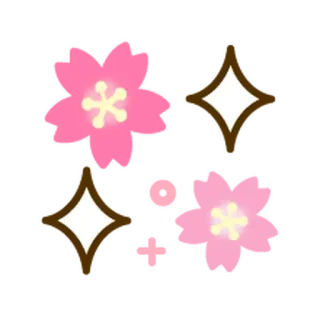 🌸 b4c30174 scintillio, rosa, fiore, astratto whatsapp sticker
