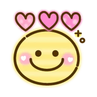 🌸 c11ae882 Faccina, Emoji, Cuori, Carino whatsapp sticker