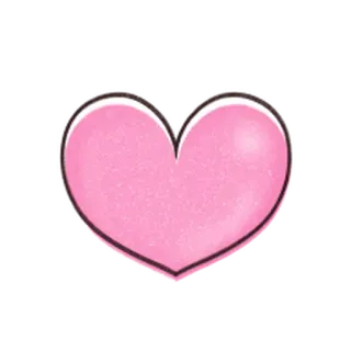 😊 6fe496d0 сердце, любовь, розовый, романтика, наклейка telegram sticker