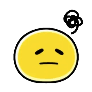 🤗 07f640fc 絵文字, 悲しい, 不機嫌, 顔, 黄色, 感情 telegram sticker
