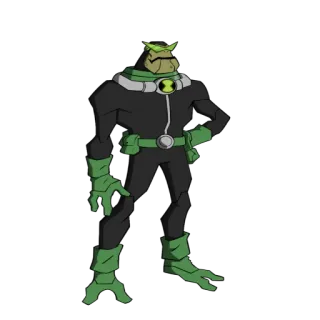 😀 2dd9a47b Rook Blonko Ben 10 Rook Blonko, Ben 10, Cartoon, Figur, Alien telegram sticker