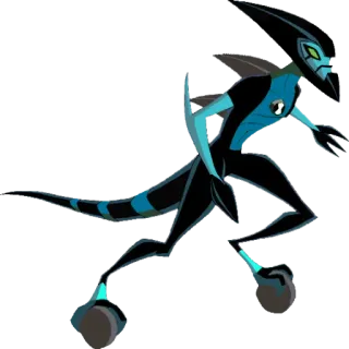 😎 4fabe8cd XLR8 Ben 10 Cartoon, Alien, Geschwindigkeit, Ben 10, XLR8 telegram sticker