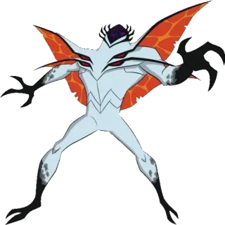 😡 eb34224e Big Chill Ben 10 Alien, Cartoon, Superheld, Big Chill, Ben 10 telegram sticker