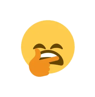 😫 63d1b1ff 이모지, 생각, 혼란스러움, 질문, 고민 telegram sticker