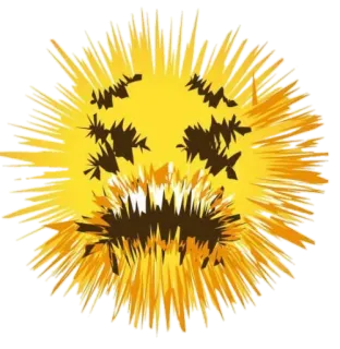 😫 e6870c21 화난, 괴물, 만화, 소리치는 telegram sticker