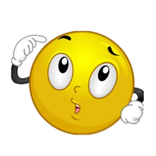 🤔 4c1c8d72 emoji, thinking, confused, questioning, expression telegram sticker