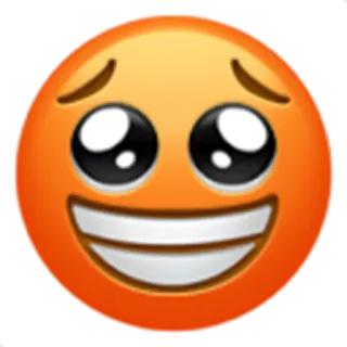 😁 cfff7076 Emoji, Rosto, Sorriso, Feliz, Fofo, Kawaii whatsapp sticker