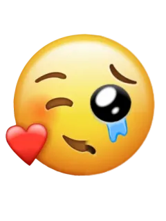 ❤️ 8e8cf7cb emoji, pleurer, triste, amour, coeur, larme, émotionnel telegram sticker