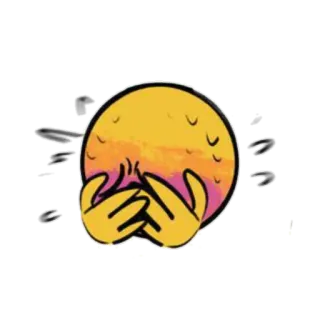 🤦‍♀ 0cd8953f 스트레스, 슬픔, 이모지, 표정, 감정적, 손 telegram sticker