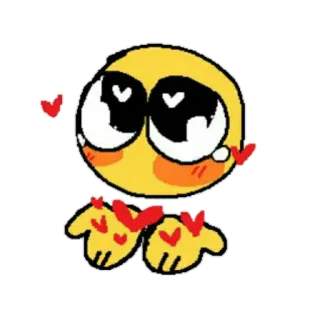 🥺 3ec64d6d 이모지, 사랑, 귀여운, 하트, 만화 telegram sticker