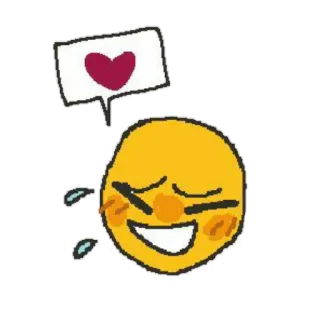 ❤️ 610d03fe 이모티콘, 하트, 사랑, 웃음, 행복, 귀여운 telegram sticker