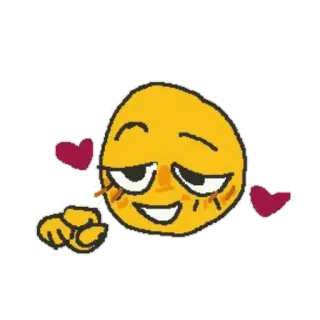 🤤 7d304729 이모지, 사랑, 하트, 귀여운, 애교, 손가락 총 telegram sticker