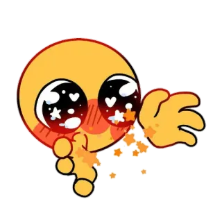 🥺 c934be2b 이모티콘, 귀여운, 사랑, 구토, 표정, 별 telegram sticker