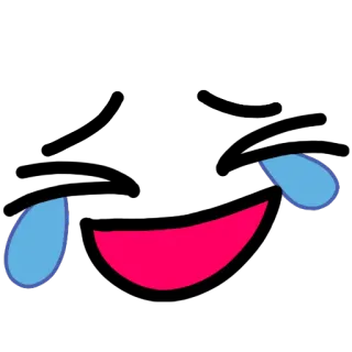 😂 6841abbc risa, emoticono, emoji, feliz, sonrisa whatsapp sticker