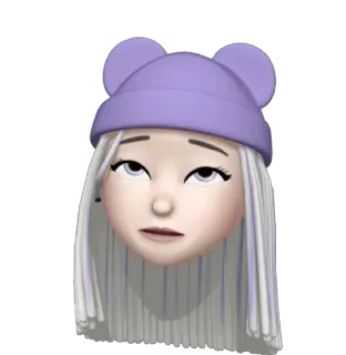 🙄 97fe1999 avatar, face, digital art, cartoon, woman telegram sticker